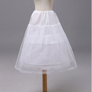 Kinderen Prinses Jurk 3 Lagen Petticoat Cosplay Meisjes Lange Crinoline Slip 2-Hoops Bloem Meisje Trouwjurk Onderrok Verstelbare