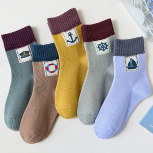 5Pairs Kinderen Sokken Meisjes Kniehoge Sokken Peuters Kousen Kinderen Jongens School Sokken Baby Sokken In De buis Cartoon