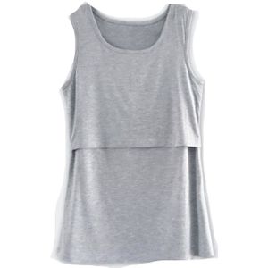Moederschap Effen Kleur Verpleging Vest Moederschap Borstvoeding Katoenen Vest Multifunctionele NursingTank Tops Voor Zwangerschap vrouwen