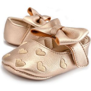 Peuters Baby Baby Meisje Leren Schoenen Peuter Strik Mocassins Zachte Zool Prewalker Schoenen