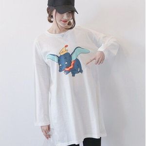 Plus Size Moederschap Lange Mouw Zwangerschap Tshirt Lente en Herfst Cartoon Vrouwen Moederschap Blouse Top Tee Moederschap Kleding