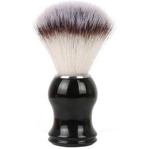 Ontharing Borstel Glad Anti-Statische Nylon Wol Houten Handvat Scheerkwast Voor Vrouwen