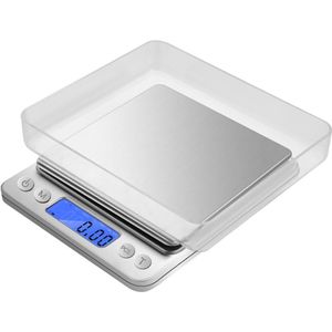 Draagbare Lcd Precisie Schaal Gram Elektronische Sieraden Weegschalen Gewicht Balance Keukenweegschaal Voor Thee Bakken Digitale Wegen