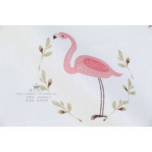 160X50 Cm Roze Blauw Flamingo Twill Katoen Stof Diy Woninginrichting Kinderkleding Doek Maken Beddengoed Quilt decoratie 160 G/ml