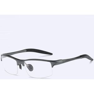 8177 Optische Brillen Frame voor Mannen Brillen Recept Bril Half Velg Man Bril Legering Frame Brillen