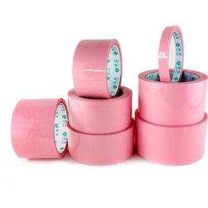 1 Roll 9 Maten Roze Verpakking Tape Bopp Plakband Koerier Doos Afdichtingstape Business Kantoorbenodigdheden