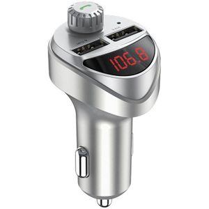 Auto Bluetooth 4.2 Fm-zender Draadloze Handsfree Audio Receiver Auto MP3 Speler 3.4A Dual Usb Fast Charger Auto Accessoires