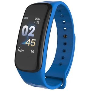 Kleur Screen C1 Smart Armband Waterdichte Hartslagmeter Gezondheid Fitness Tracker Bluetooth Smart Horloge Voor Sport