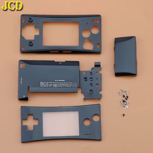 JCD 4 in 1 Metalen Behuizing Shell Case voor Nintend GameBoy Micro GBM Front Back Cover Faceplate Batterij Houder w /schroef