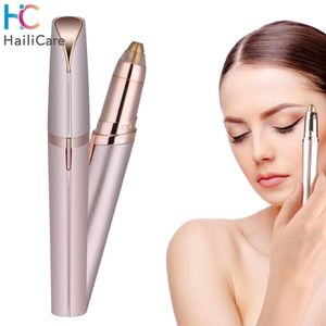 Elektrische Wenkbrauw Trimmer Facial Ontharing Epilator Mini Pijnloos Wenkbrauw Scheerapparaat Scheermes Draagbare Eye Brow Scheren Pen Voor Vrouwen