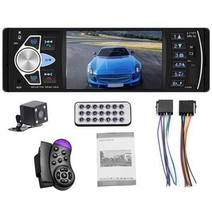 4.1Inch Auto Radio Bluetooth Stereo Receiver MP5 Speler Card Radio 4022D Met Achteruitrijcamera Multifunctionele Handsfree Radio