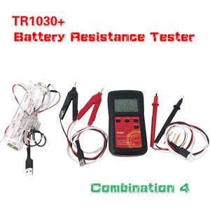 Upgrade YR1030 Lithium Batterij Interne Weerstand Test TR1030 Elektrische Diy 18650 Nikkel Hydride Knop Droge Batterij Tester C4