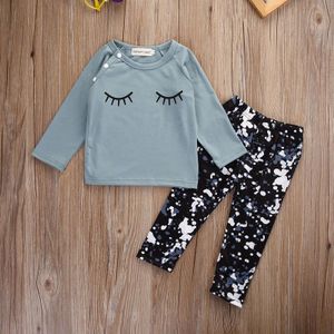 Pasgeboren Infantil Peuter Baby Meisjes Baby Jongen Unisex Casual Kleding T-Shirt + Leggings Broek Outfit Set