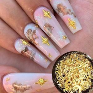 8Pcs Angel Nagels Stickers Water Transfer Nail Art Decals Cherub Engelen Baby Sticker Rose Letters Tips Wraps Manicure Decoratie