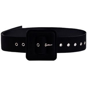 AEL Mode Riemen voor Vrouwen Vintage stof Taille gesp met zilverkleurige GROMMET brede band body Vrouwen buikband riem vrouwelijke brede