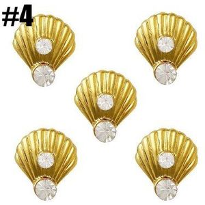 20Pcs Beauty Egyptische Stijl Goud Nagel Charmes 3D Metalen Nail Art Decoratie Accessoires Levert Gereedschap