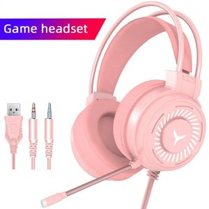 7.1 Stereo Led Gaming Headset Virtual Surround Bass Gaming Oortelefoon Hoofdtelefoon Met Microfoon Led Licht Voor Computer Pc Gamer
