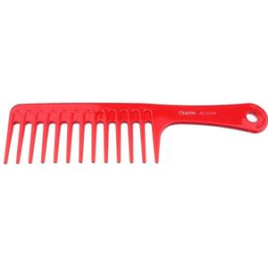 Grove Detangling Kam Salon Shampoo Haarborstel Kam Voor Krullend Dik Haar Met Handvat, 9.7''