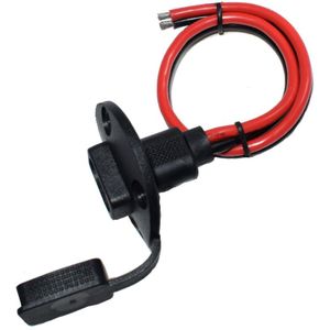 Diy Weerbestendige Sae Socket Zijwand Poort, sae Kabel Waterdichte Quick Connect Panel Mount 25 Cm 12AWG Voor Zonnepaneel Batterij