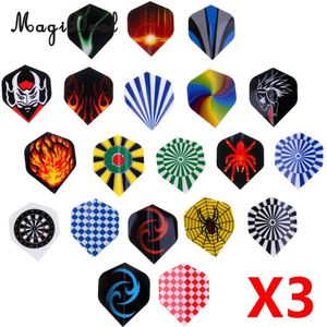 Magideal 60Pcs Standaard Dart Vluchten Professionele Duurzaam Pet Darts Vluchten Voor Volwassen Kind Dart Game Acce