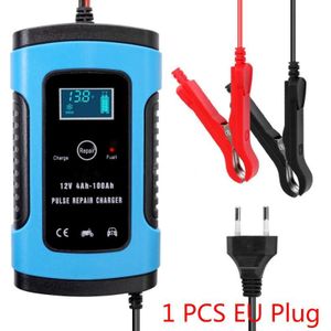Afull Automatische Auto Acculader 12V 6A Intelligente Snelle Power Opladen Nat Droog Lood-zuur Digitale Lcd Display Car lader