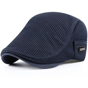 Zomer Heren Hoeden Ademend Mesh Krantenjongen Caps Outdoor Gorro Hombre Boina Golf Hoed Mode Effen Platte Pet Voor vrouwen