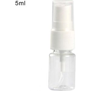 5 ~ 200Ml Mini Travel Plastic Lege Fles Draagbare Handen Wassen Transparante Spray Verstuiver Hervulbare Flessen