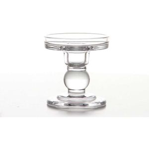 Dual Gebruik Glas Kandelaar Houders Clear Taper Kaarsen Houder Voor Brandende Kaarsen Taper Kaars Party En Wedding Centerpieces