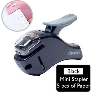 Japan Kokuyo Harinacs Mini Staple-Less Stapler Safe Labor-Saving Student and Office Stationery For 5 Sheets