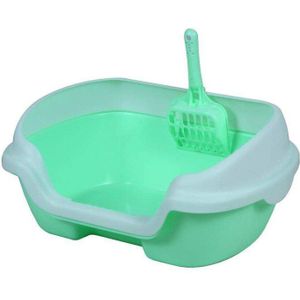 Pet Dog Cat Toilet Training Ondersteek Zelfreinigende Kattenbak Anti Splash Puppy Thuis Plastic Zandbak Cat Toilet Training