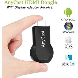 Anycast M2 Plus Miracast Tv Stick Adapter Wifi Display Spiegel Ontvanger Dongle Mirrorscreen Draadloze Hdmi 1080P Voor Ios Andriod