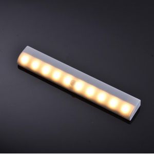 Leds Pir Led Motion Sensor Licht Kast Kledingkast Bed Wandlamp Led Onder Kabinet Led Nachtlampje Voor Closet trap Keuken