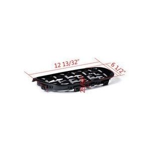 Exterieur Grill Voorste Delen Abs Plastic Accessoires Chroom Chroom Zwart