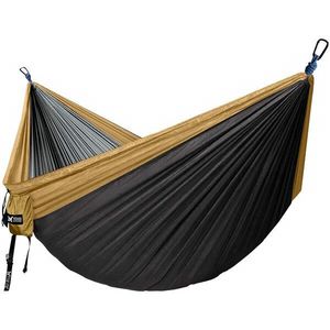 Enkele & Dubbele Camping Hangmat Met Hangmat Boom Voor Travel Bandjes Draagbare Hangmat Nylon Backpacken Parachute