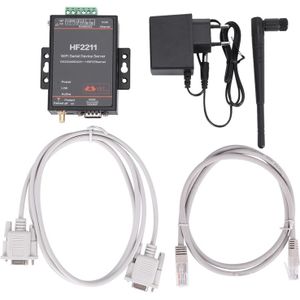 HF2211 Wifi Serial Device Server RS232/RS485/RS422 Seriële Poort Wifi Ethernet Converter Module-Eu Plug