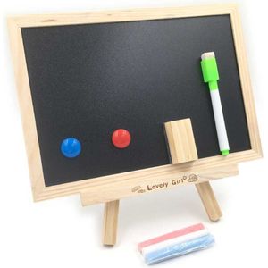 Log Dubbelzijdige Kleine Schoolbord Whiteboard Message Board Opknoping Tekentafel