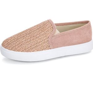 Lente Antislip Sneakers Ondiepe Mond Casual Schoenen Vrouwen Gevulkaniseerd Schoenen Ademend Geweven Vrouwen Casual Platte Schoenen dames