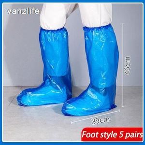Vanzlife Wegwerp Schoen Cover Waterdicht En Antislip Voet Cover Zomer Outdoor Speciale Volwassen Hoge Buis Boot Cover Regen Voet