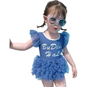 G92F Prinses Tutu Jurk Meisjes Bikini Lace Layer Badpak Een Stuk Badpak