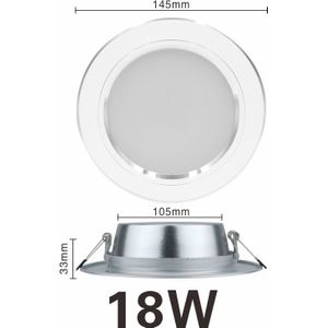 LED Downlight 5W 9W 12W 15W 18W Ronde Witte Ultra Dunne Aluminium Verzonken Lamp 220V 230V 240V Led Lamp Indoor LED Spot Verlichting