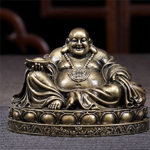 Zittend Boeddhabeeld - Transparant Hars, Feng Shui Decoratie, Geluksbe