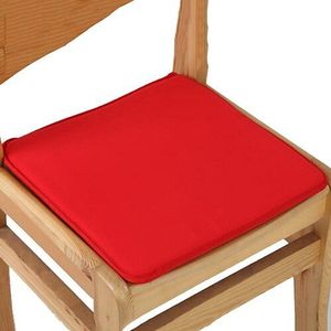 Soft Comfort Seat Mat Lumbale Kussen Bureaustoel Zitkussen Bolster Billen Tie Op Pad 40cm * 40cm effen Kleur 7 Kleur