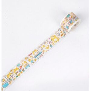 1 Roll Kawaii Washi Tape Leuke Cartoon Kleine Kat 3 Cm * 5 M Masking Tape Dagboek Journal Decoratie Briefpapier papier Washi Tape