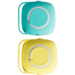 2Pcs Siliconen Bad Douche Brush Scrubber Body Borstel Met Douchegel Dispenser