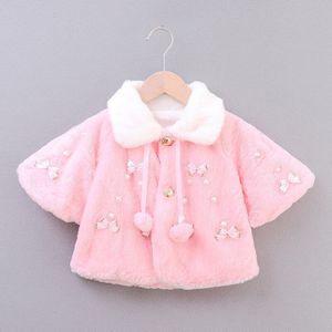 Baby Meisje Herfst Winter Jas Kids Kinderen Baby Jas Kostuum Hooded Cloak Cape Gewaad Jassen Jongen Meisjes Prinses jas