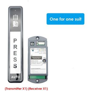 Automatische Deur Draadloze Drukknop, Lange Type Draadloze Push Schakelaar Voor Automatische Deuren