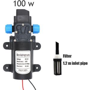 45W 100W Automatische Sproeisysteem Apparaat Irrigatie Set Booster Pomp Tuin Watering 12V Elektrische Pneumatische Pomp Pomp Micropump systeem