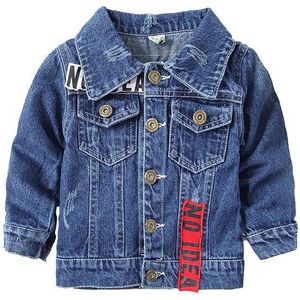 Lente Denim Baby Jongens Jassen Baby Blauw Herfst Jongens Jas Voor 1 2 Jaar Oude Jongen Baby Peuter Kleding RKC185042