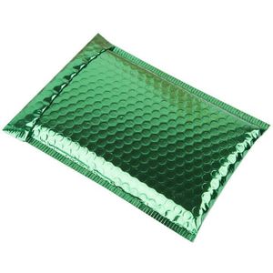 50 Stuks 18X23Cm Bubble Bag Green Aluminiumfolie Bubble Mailer Postal Mailing Tas Zakelijke Shockproof Koerier verpakking Zak