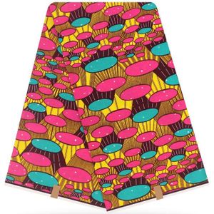 Afrikaanse Ankara Stof Textiel 100% Katoen Afrikaanse Stof Wax Print Goede Afrika Doek Voor Party H181118s